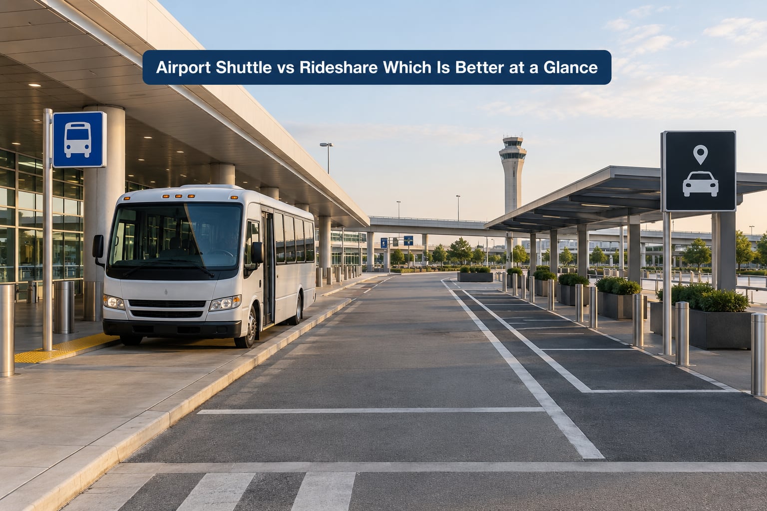 Airport Shuttle vs Rideshare Which Is Better at a Glance