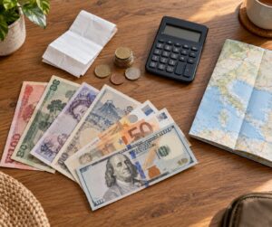 how much cash to carry on a trip
