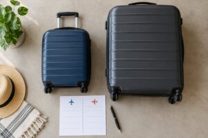 carry on vs checked bag which costs less