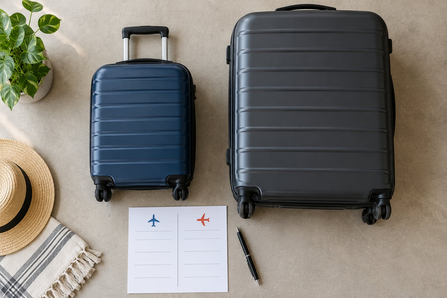 carry on vs checked bag which costs less