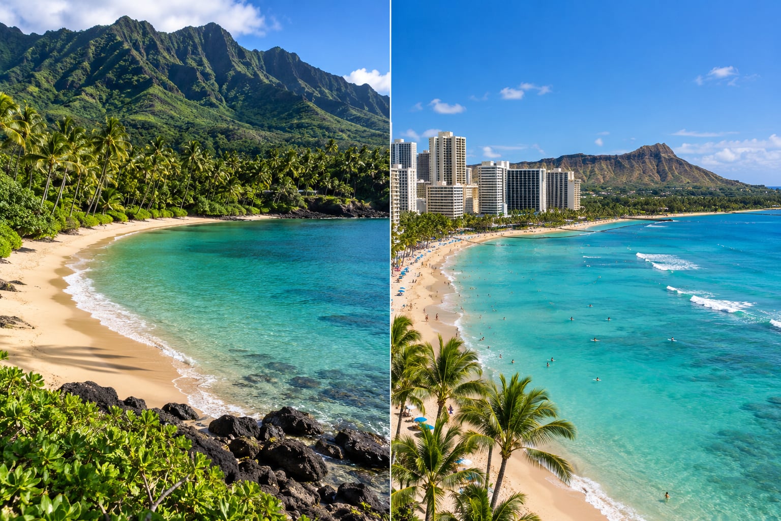 oahu vs maui for first time visitors