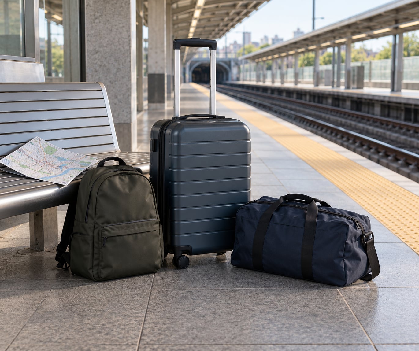how to travel with luggage on public transit