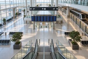 how to find your gate in a huge terminal