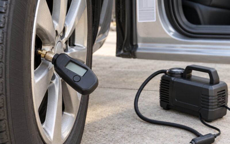 How to Check Tire Pressure Before a Long Drive (2026)
