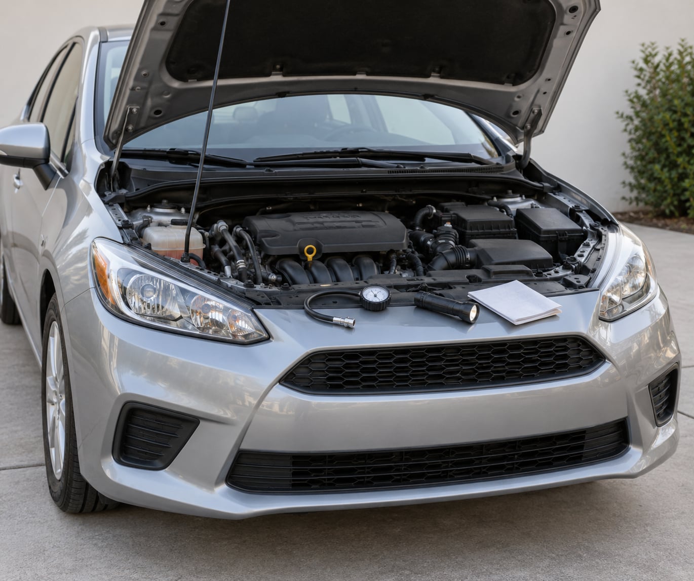 how to inspect a car before a road trip