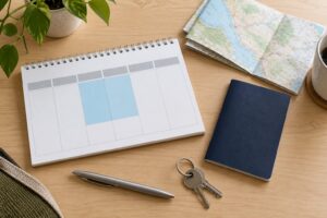 how to plan a trip around someone else's schedule