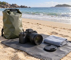how to keep a camera safe at the beach