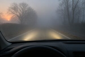 how to drive through fog without panicking