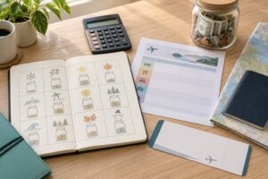 how to save money for a big trip in a year