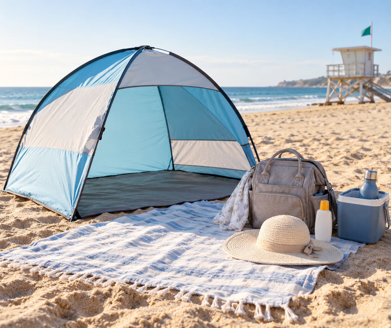how to plan a beach vacation with a baby