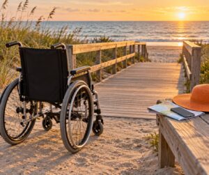 how to check if a beach is wheelchair accessible