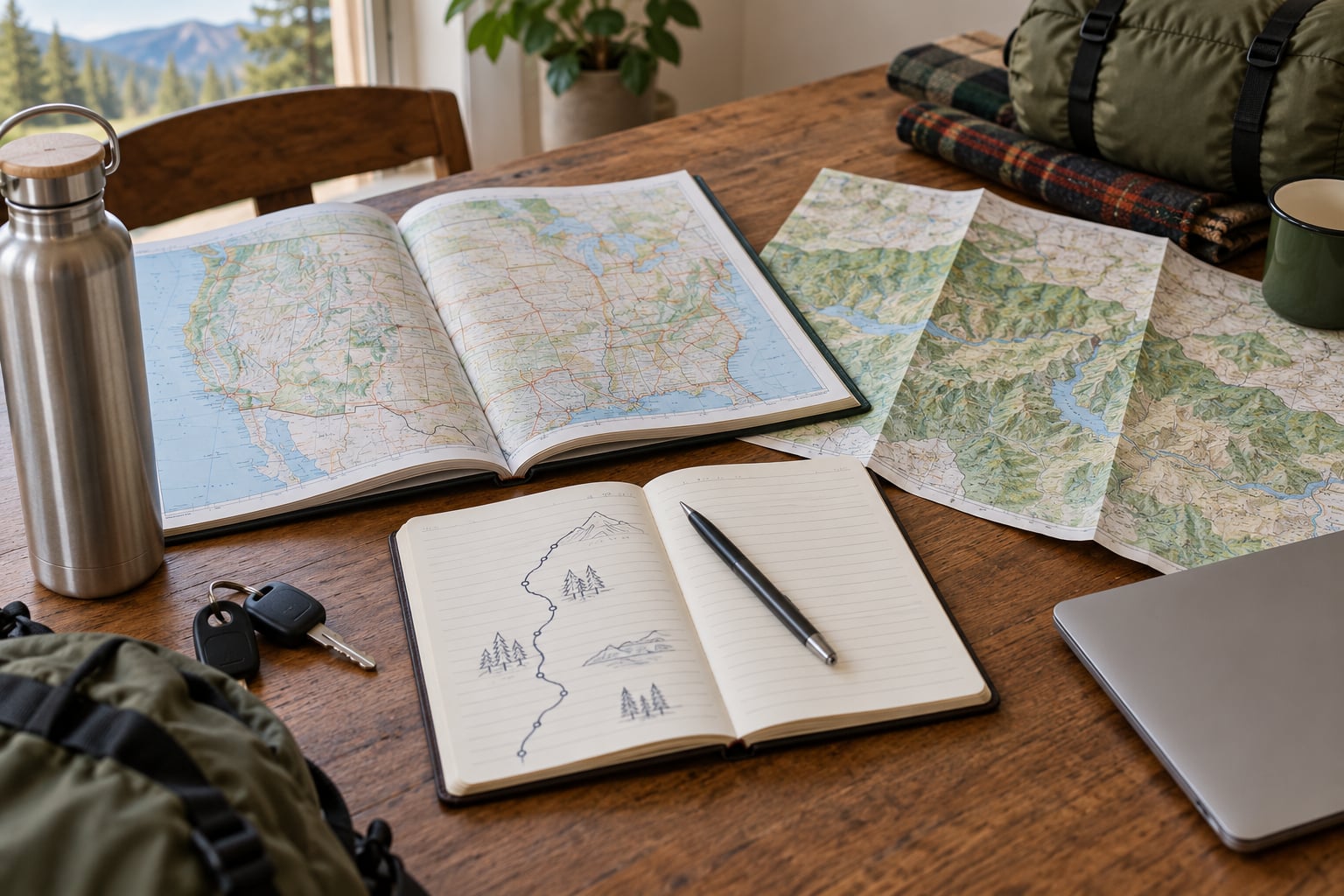 how to plan a national park road trip