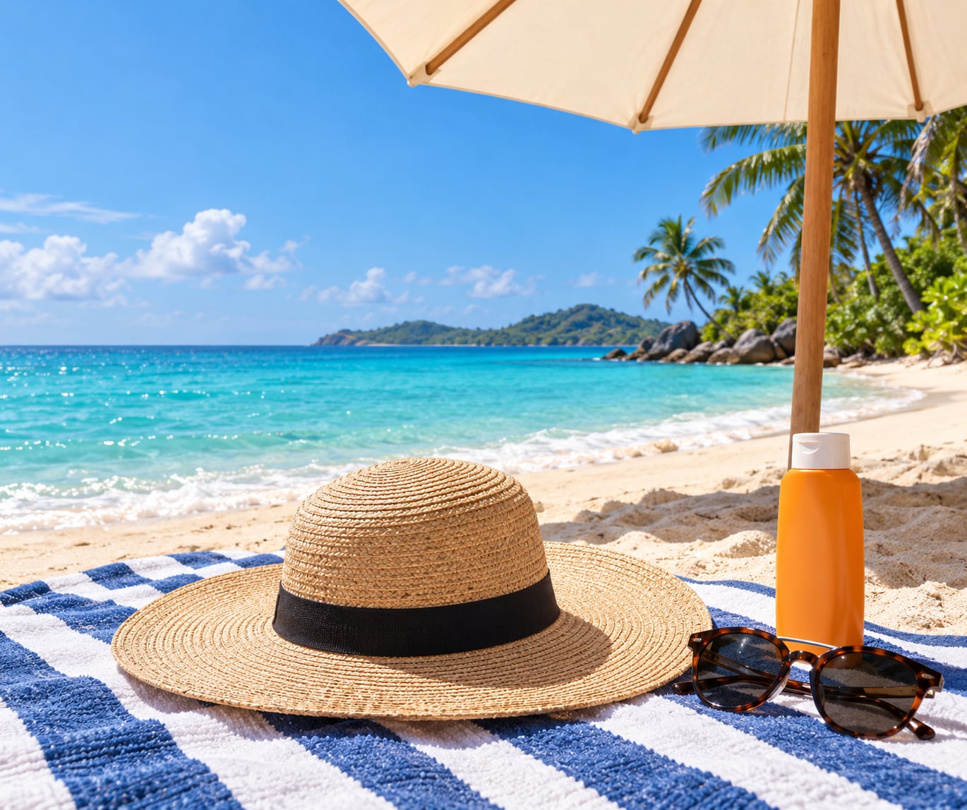 how to avoid sunburn on a tropical vacation