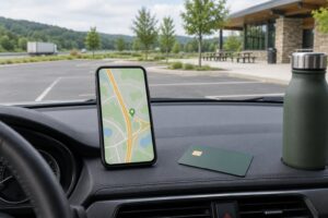 how to find clean restrooms on the highway