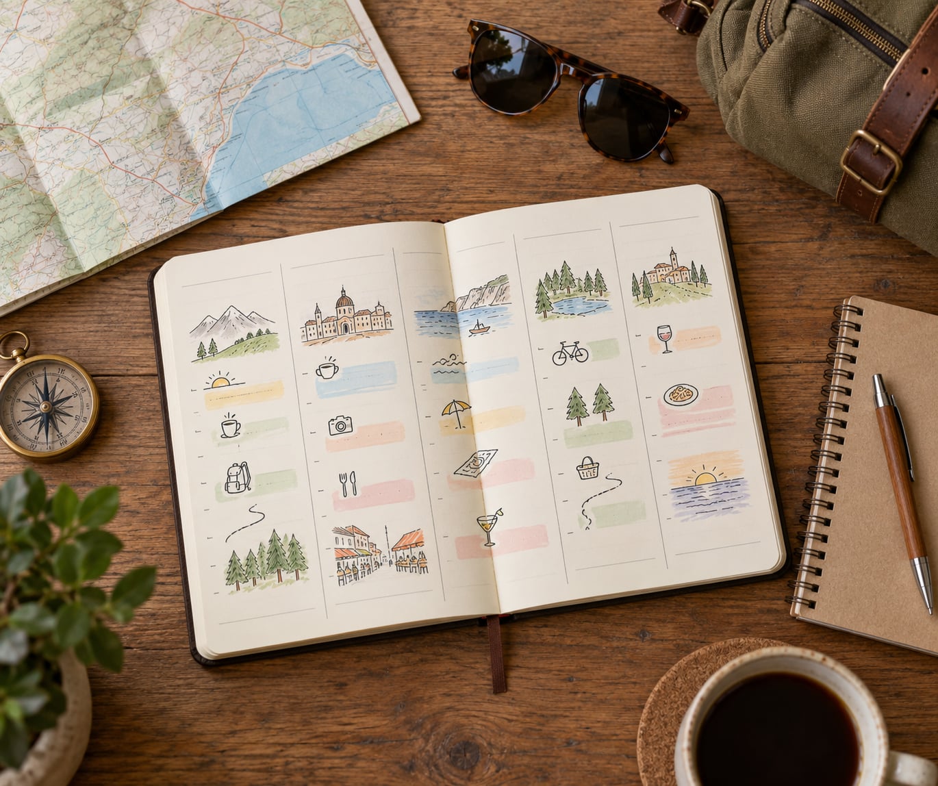 how to build a realistic daily vacation itinerary