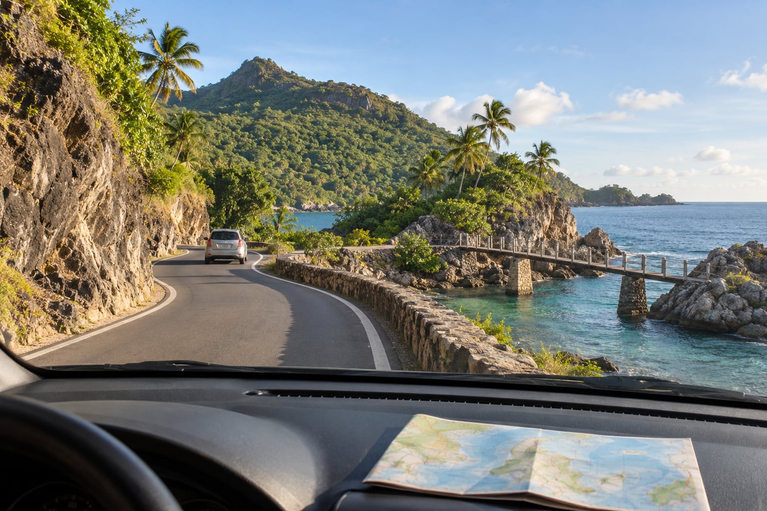 how to drive safely on narrow island roads