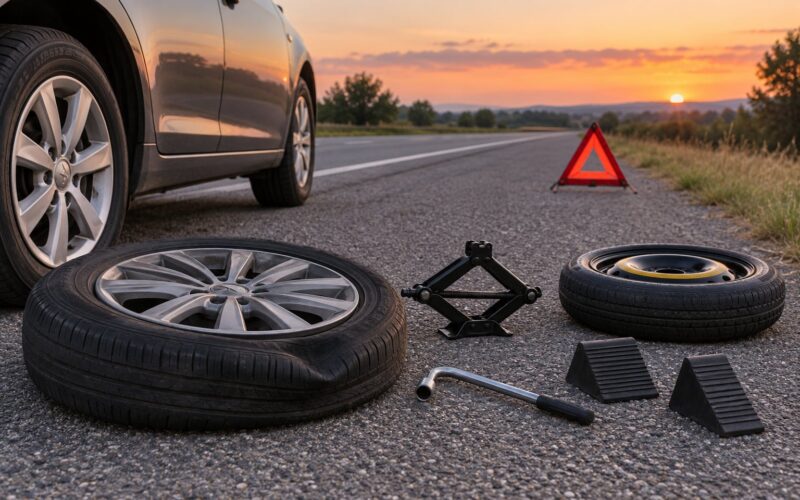 How to Change a Flat Tire Step by Step (2026) Guide