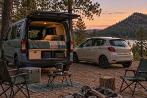 rv vs car camping for a first trip