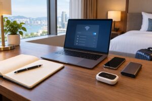 how to use hotel wifi safely
