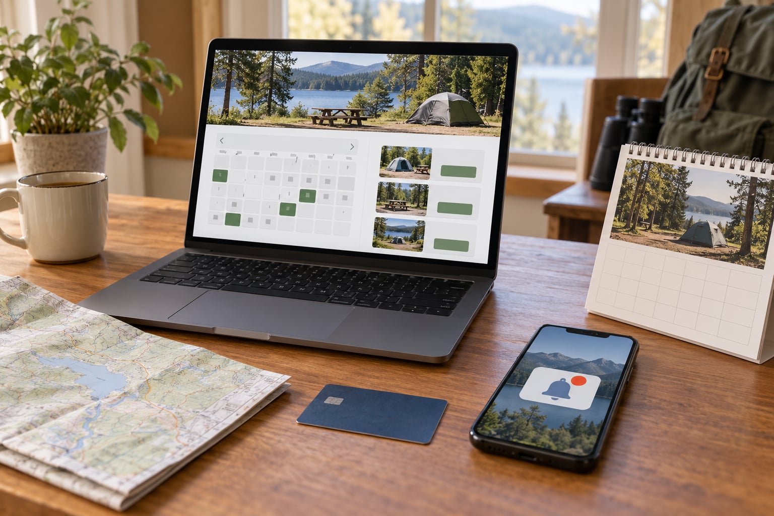 how to get a camping reservation at a popular park
