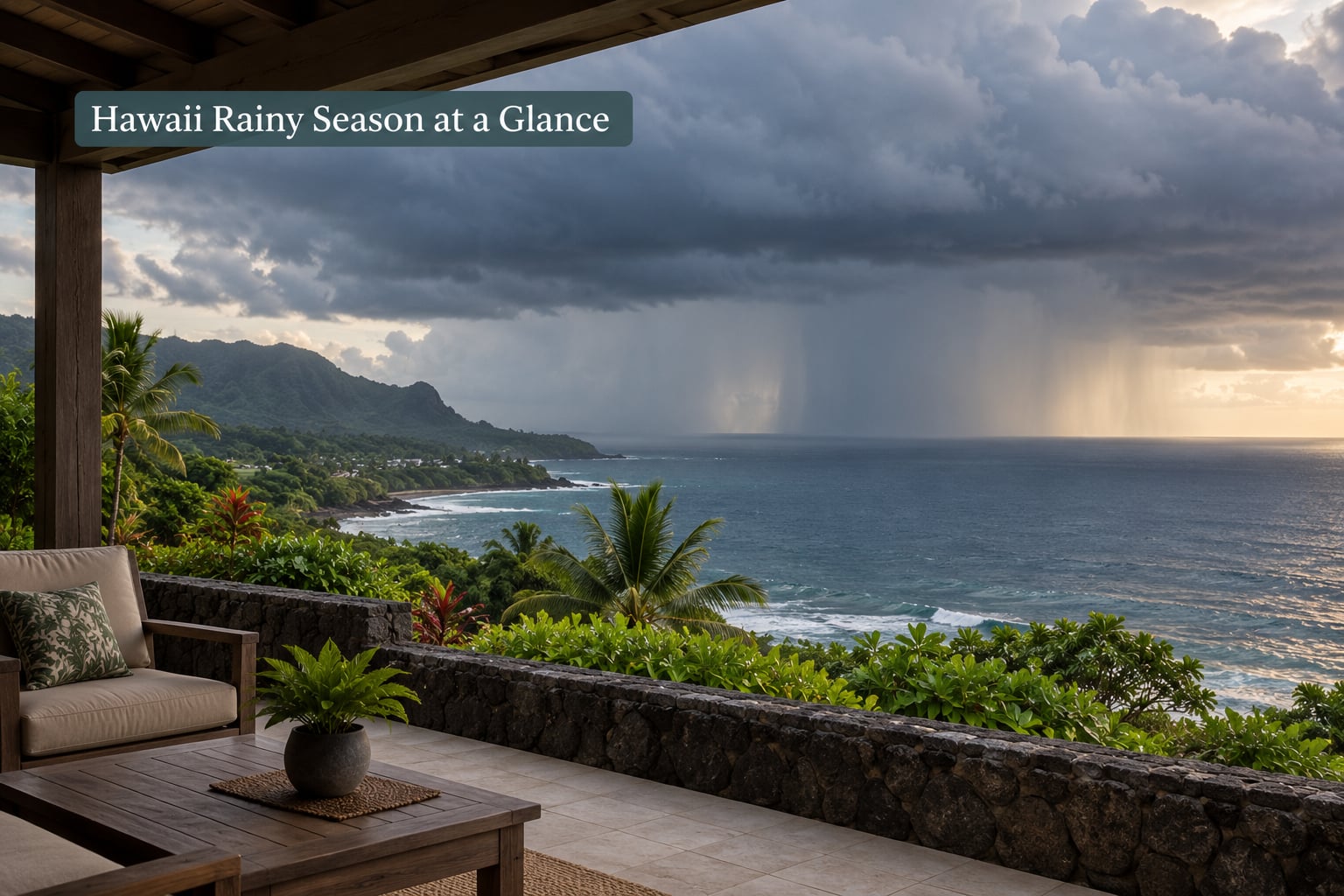 Hawaii Rainy Season at a Glance