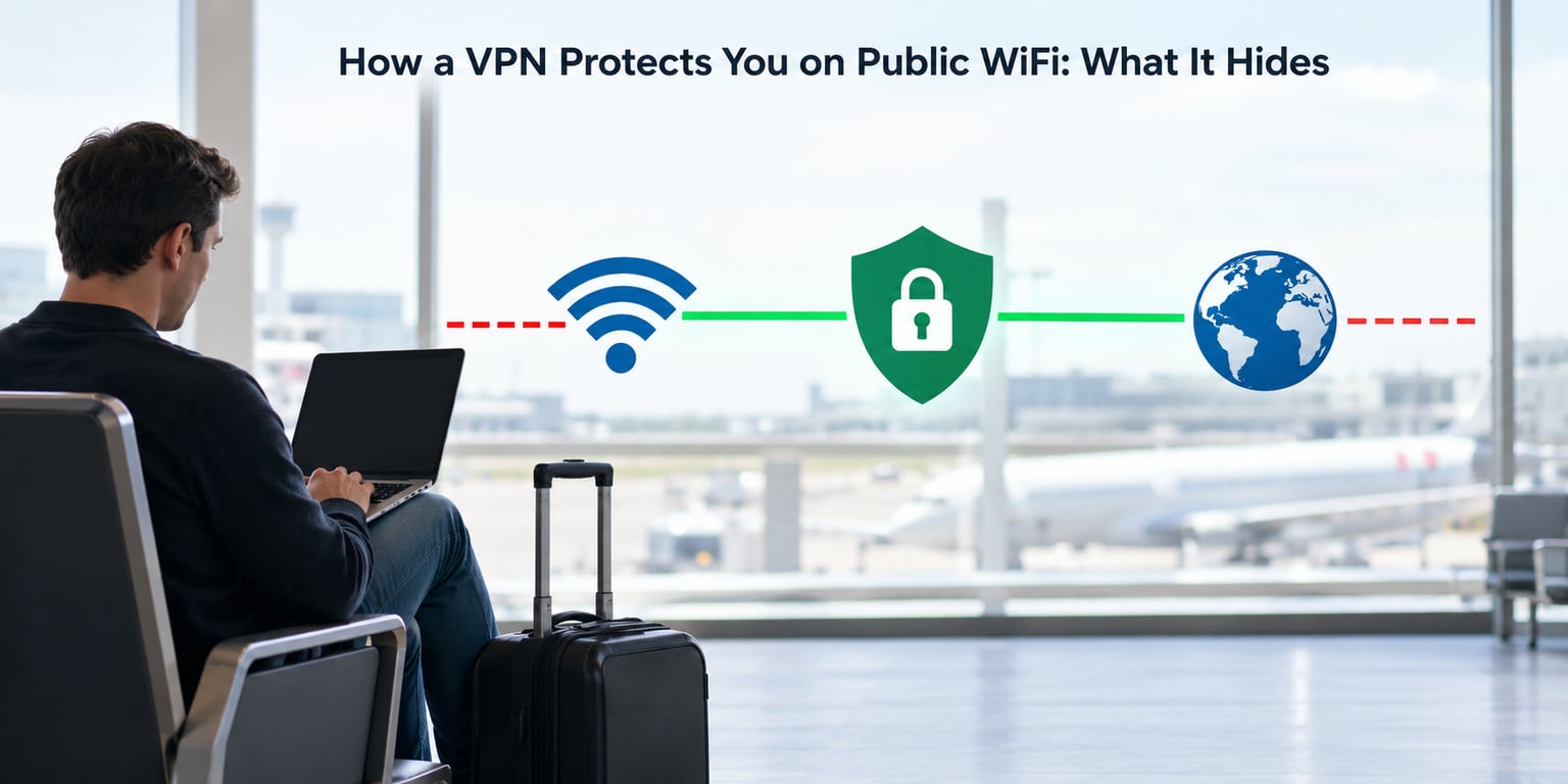 How a VPN Protects You on Public WiFi: What It Hides