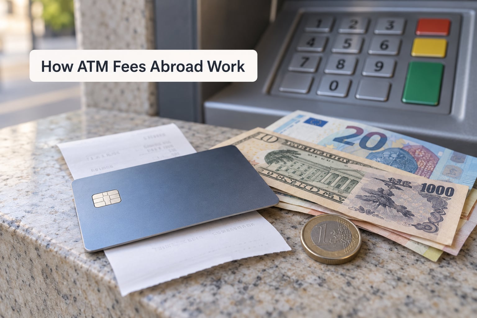 How ATM Fees Abroad Work