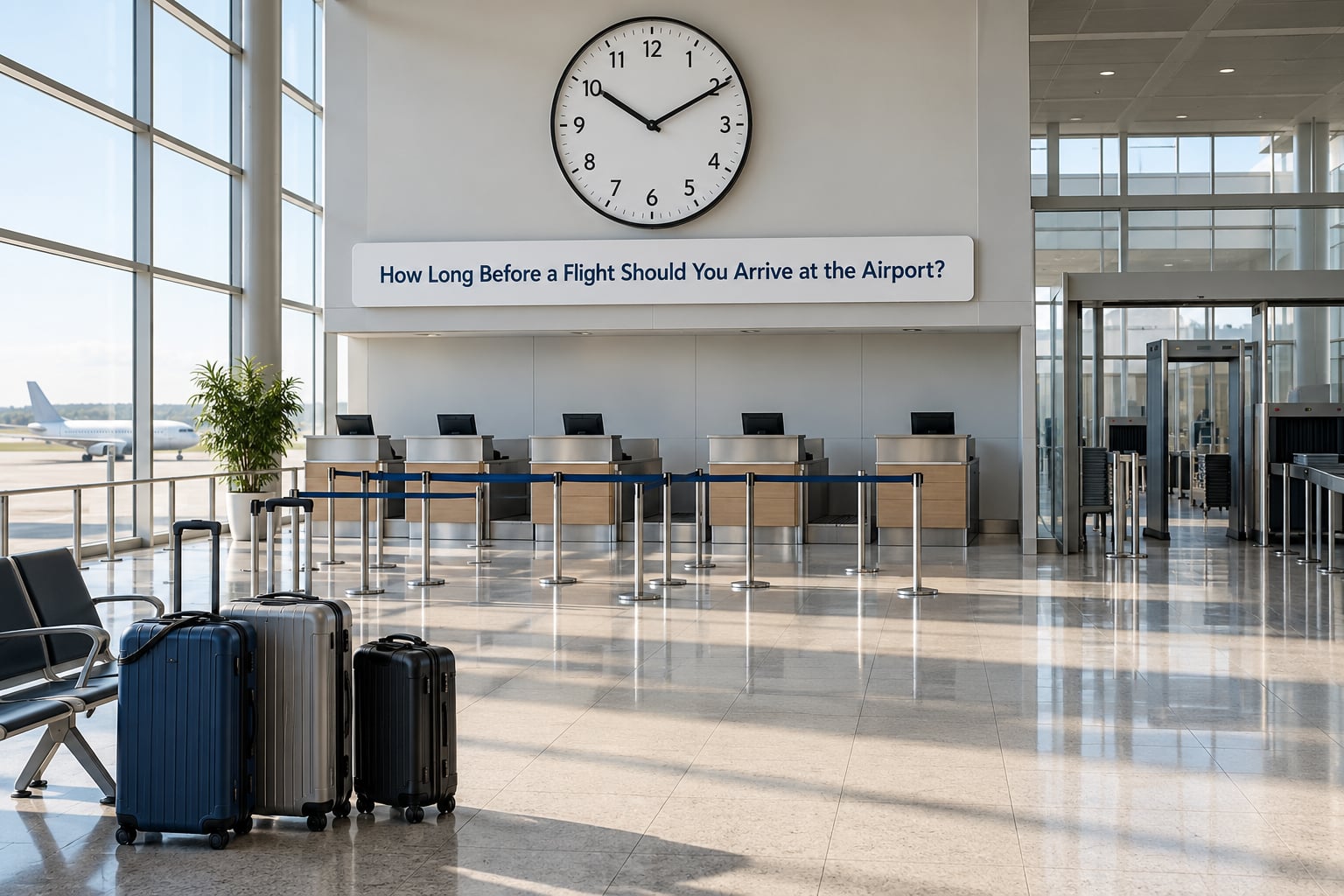 How Long Before a Flight Should You Arrive at the Airport?