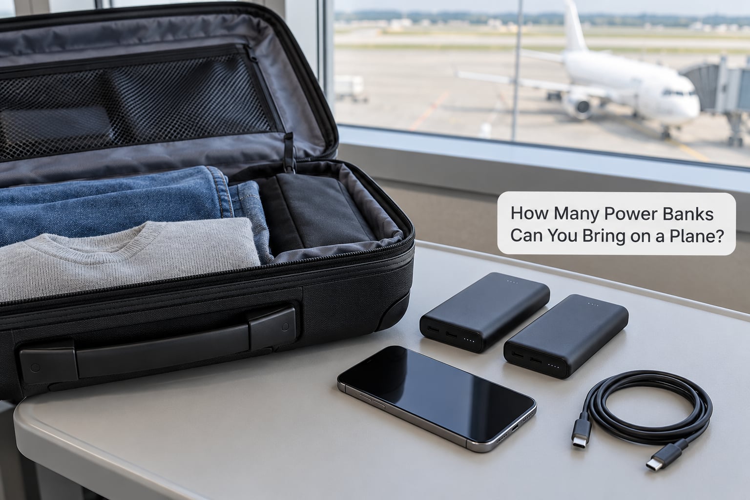 How Many Power Banks Can You Bring on a Plane?