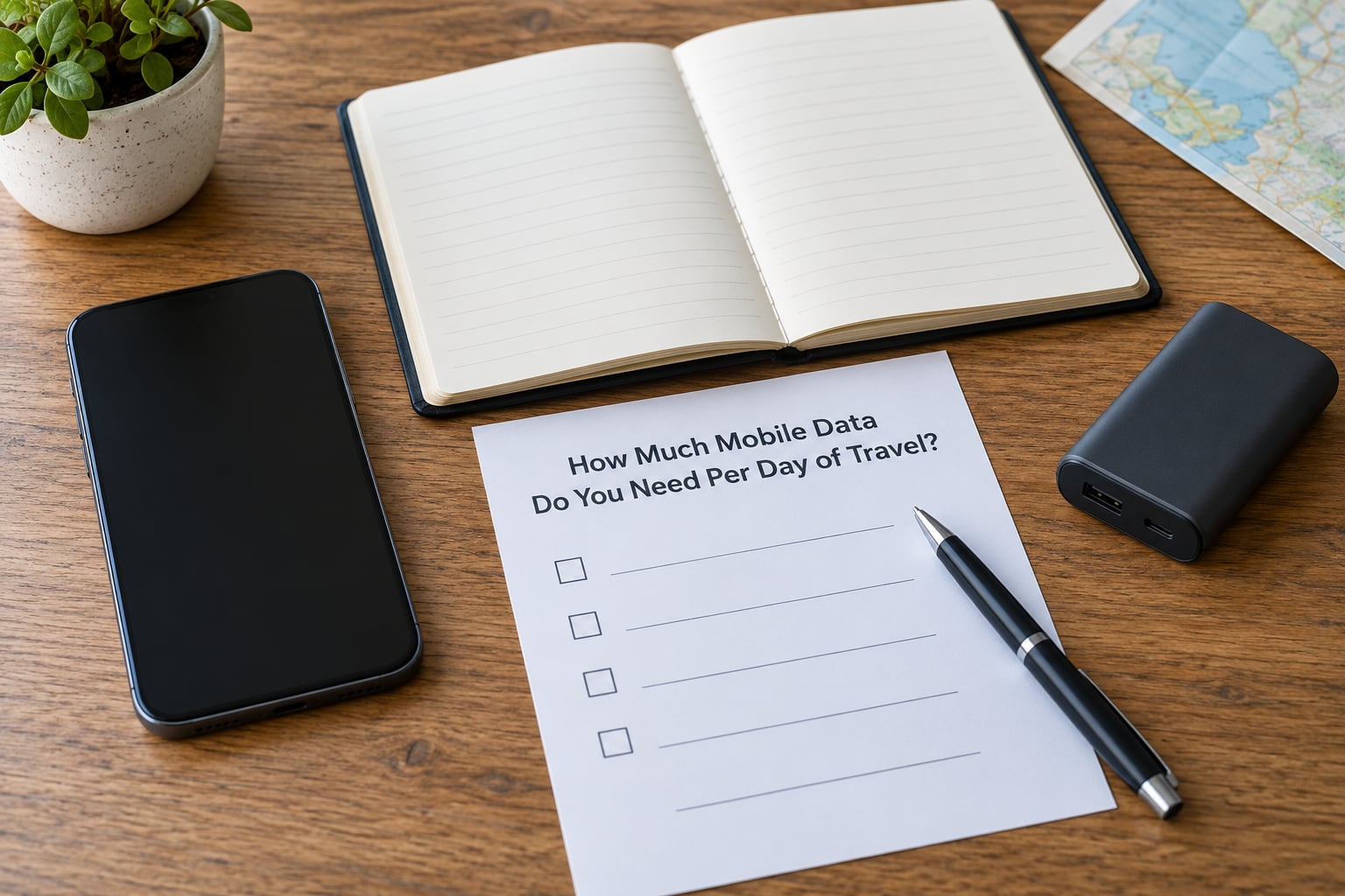 How Much Mobile Data Do You Need Per Day of Travel?