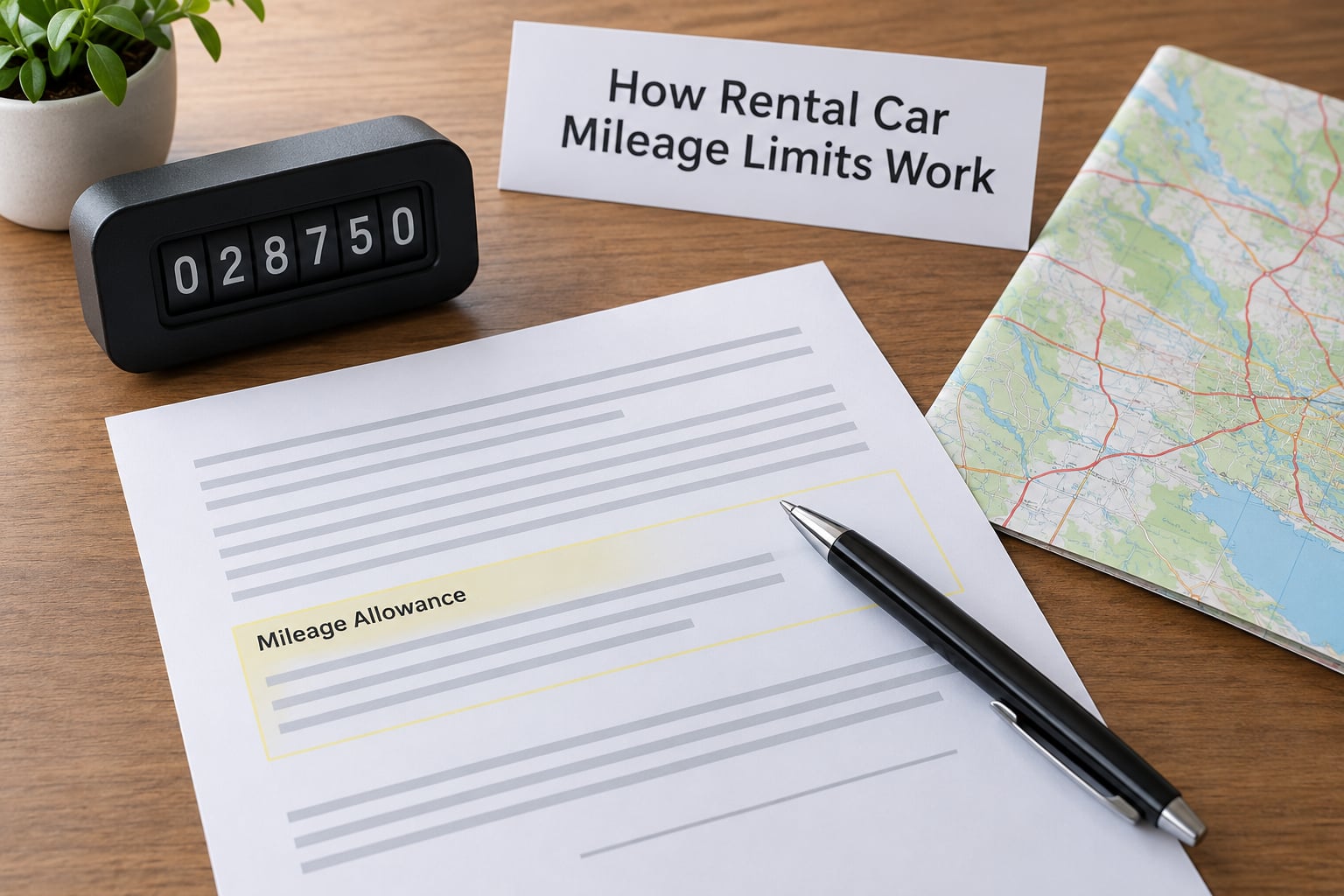 How Rental Car Mileage Limits Work