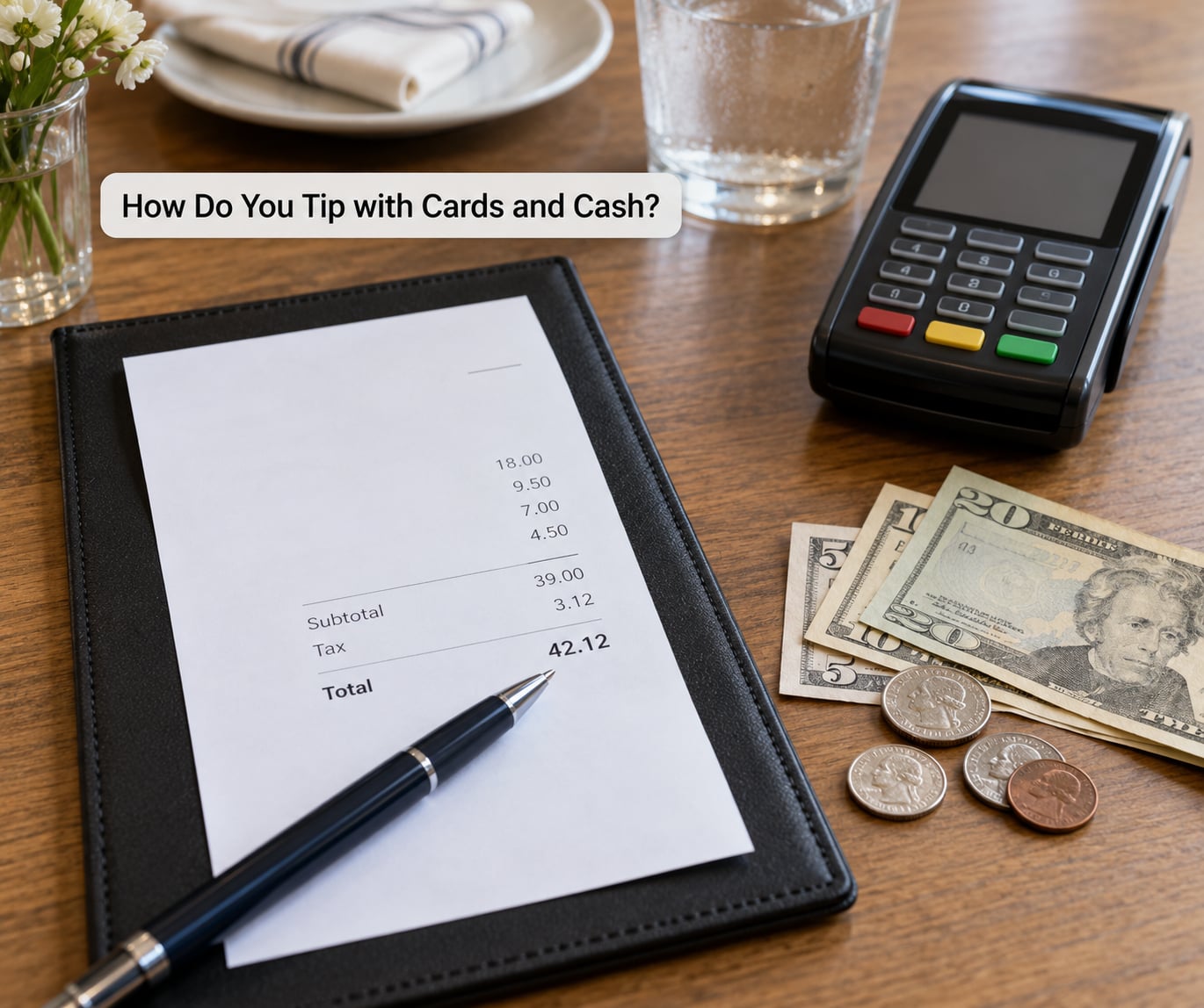 How Do You Tip with Cards and Cash?