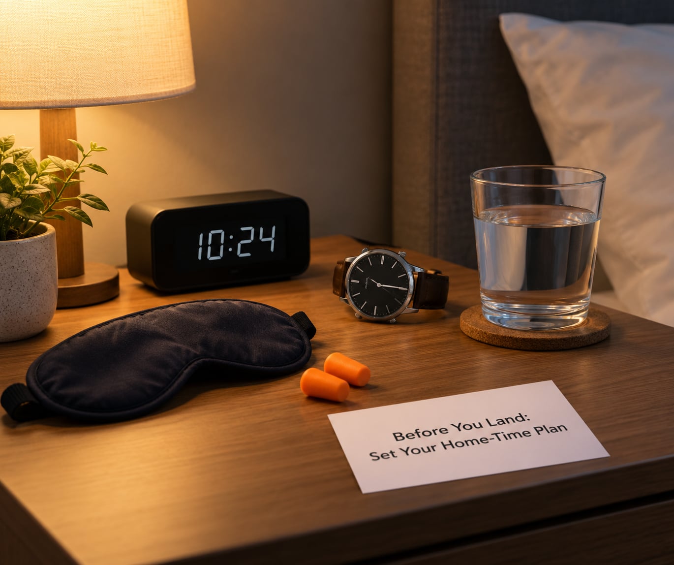 Before You Land: Set Your Home-Time Plan