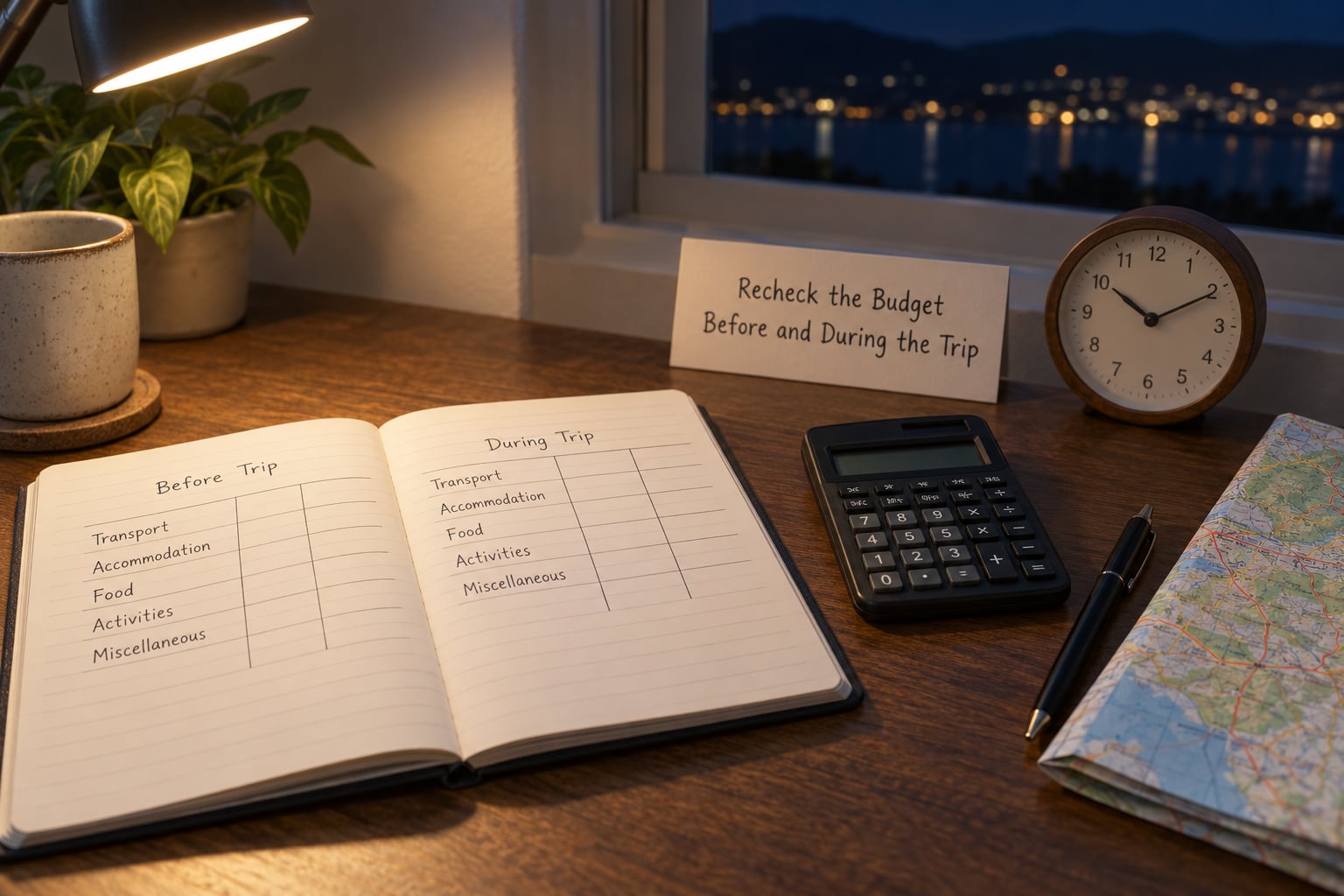 Recheck the Budget Before and During the Trip