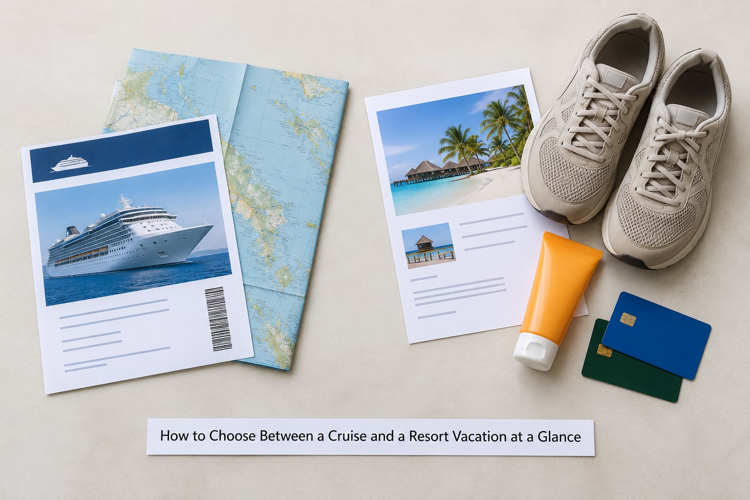 How to Choose Between a Cruise and a Resort Vacation at a Glance