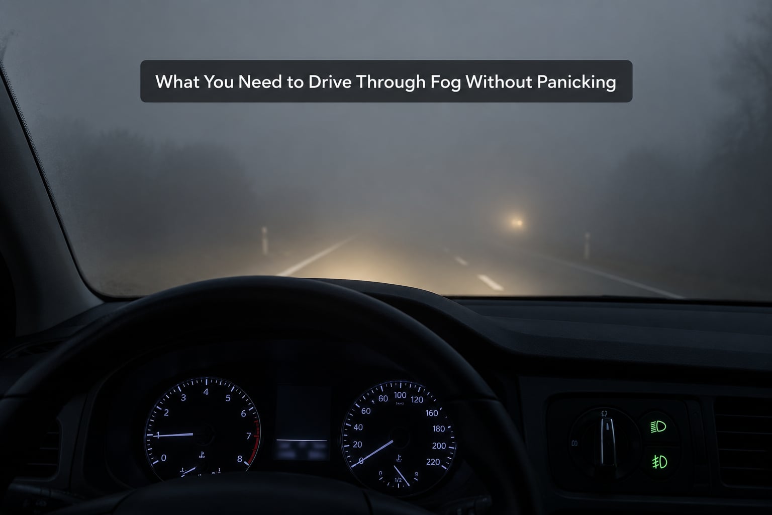 What You Need to Drive Through Fog Without Panicking