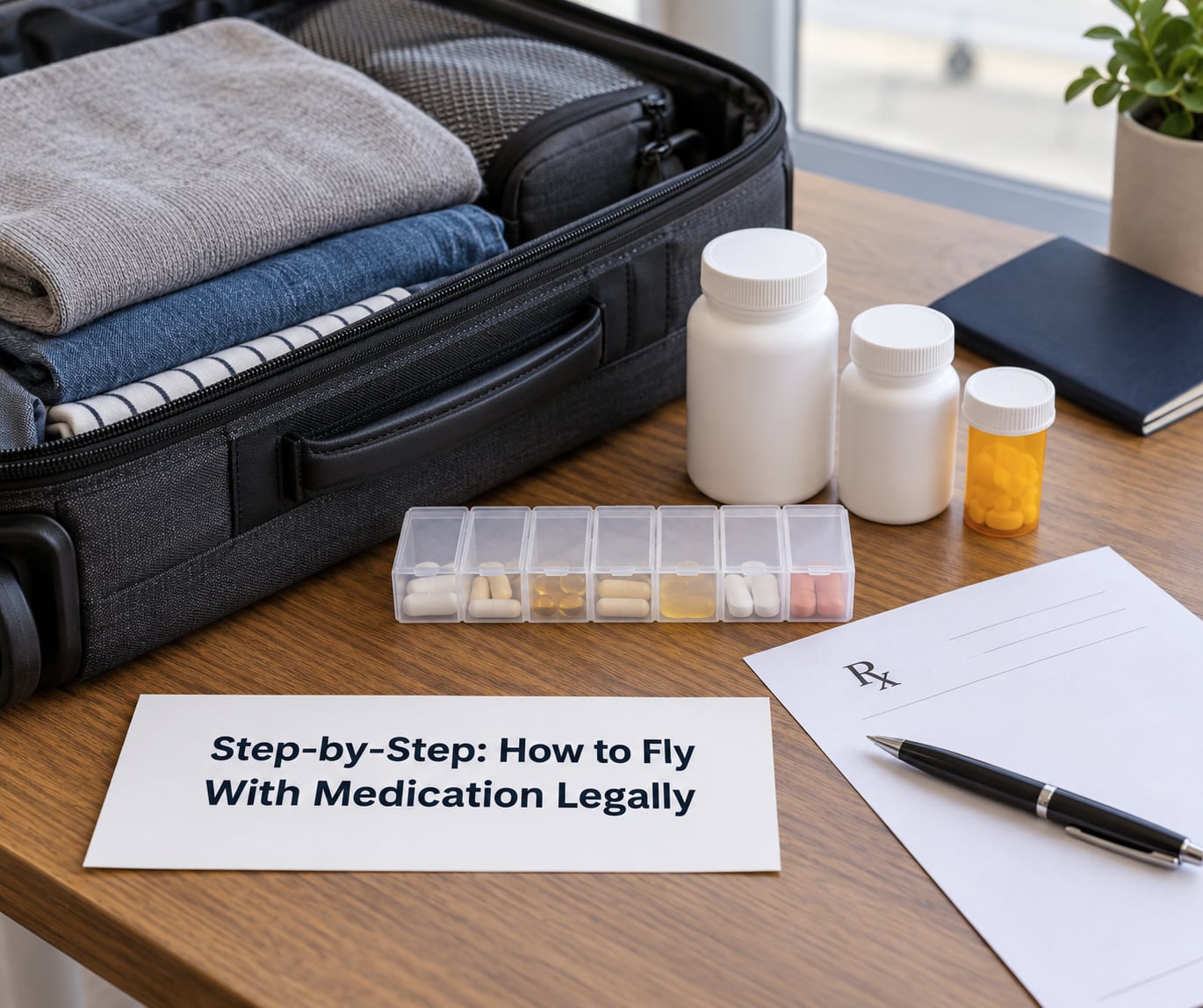 Step-by-Step: How to Fly With Medication Legally