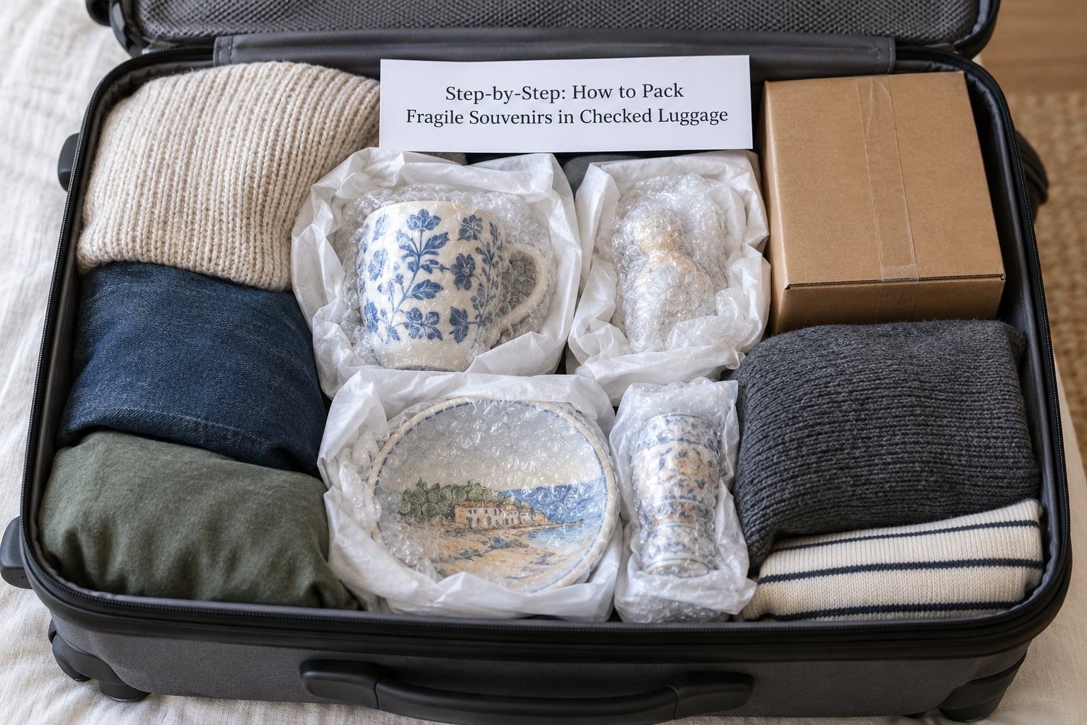 Step-by-Step: How to Pack Fragile Souvenirs in Checked Luggage