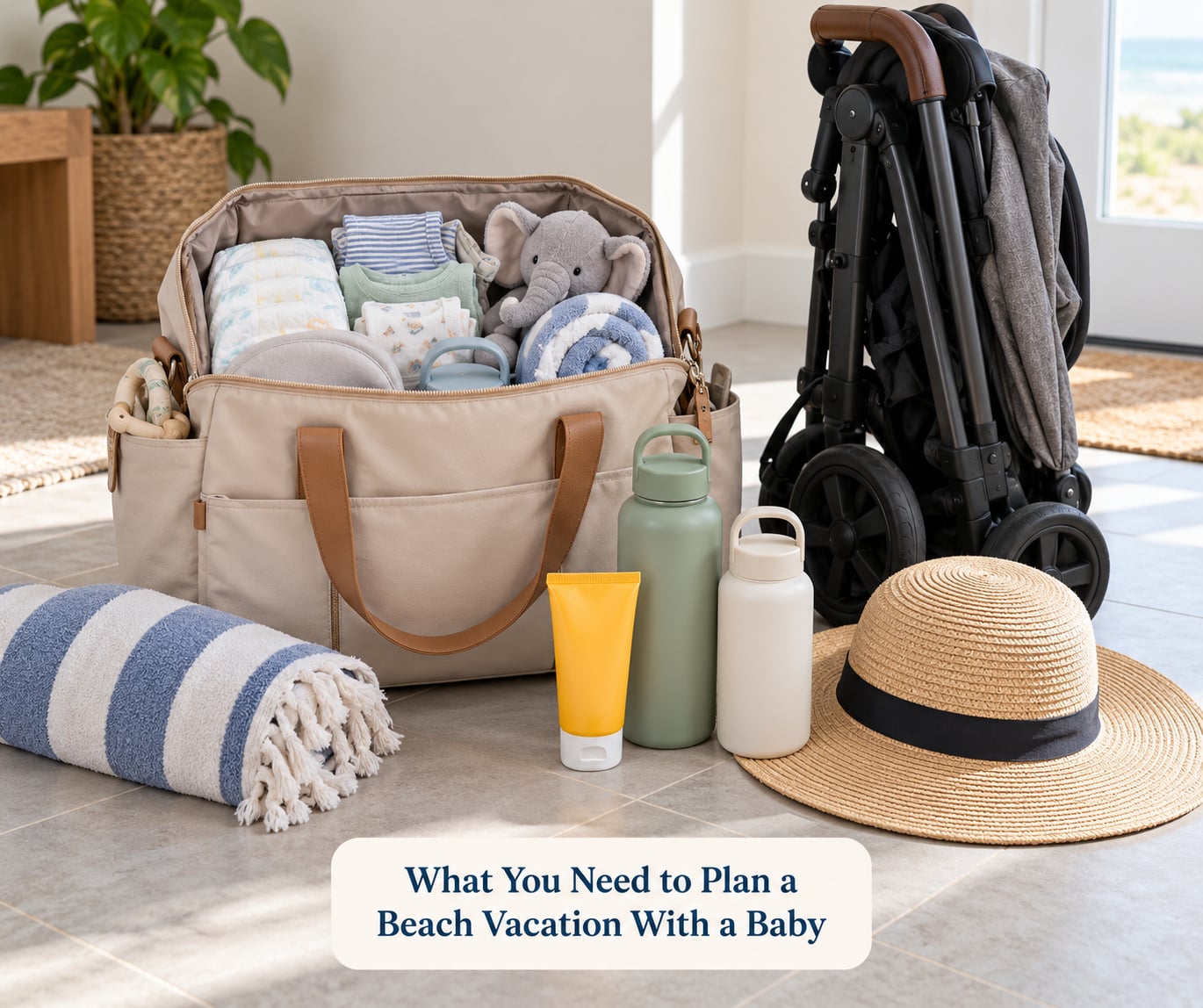 What You Need to Plan a Beach Vacation With a Baby
