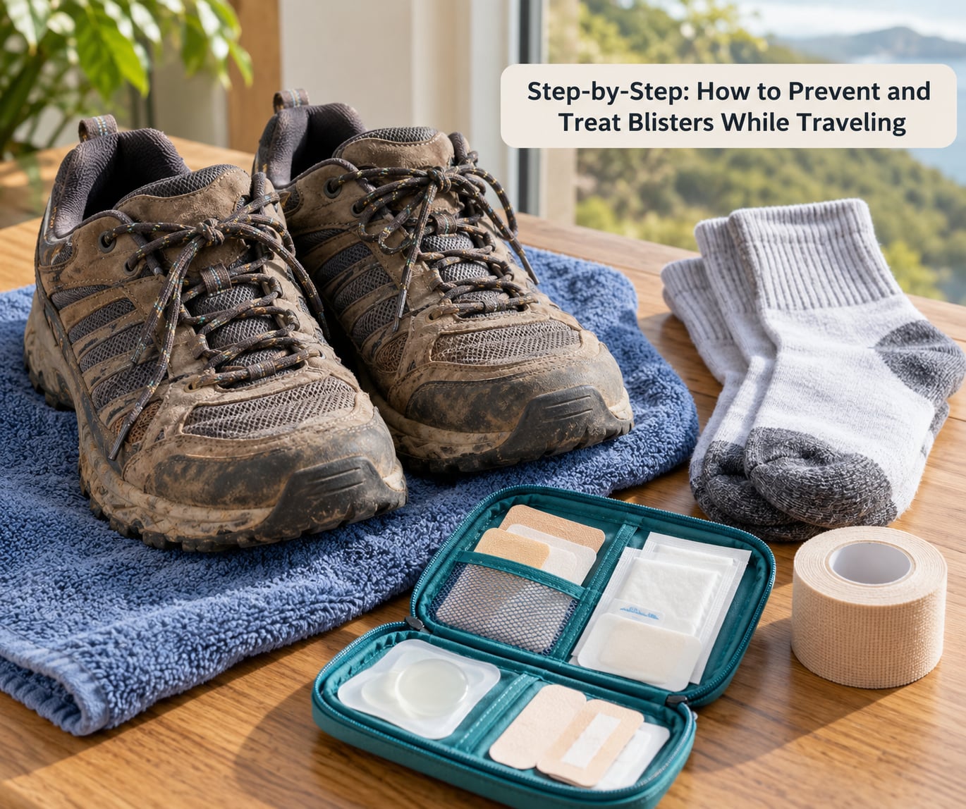 Step-by-Step: How to Prevent and Treat Blisters While Traveling