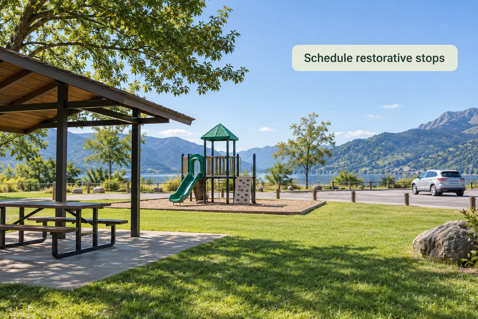 Schedule restorative stops