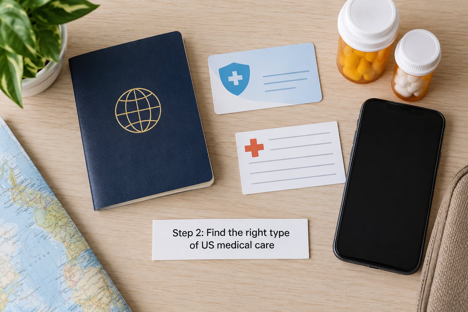 Step 2: Find the right type of US medical care