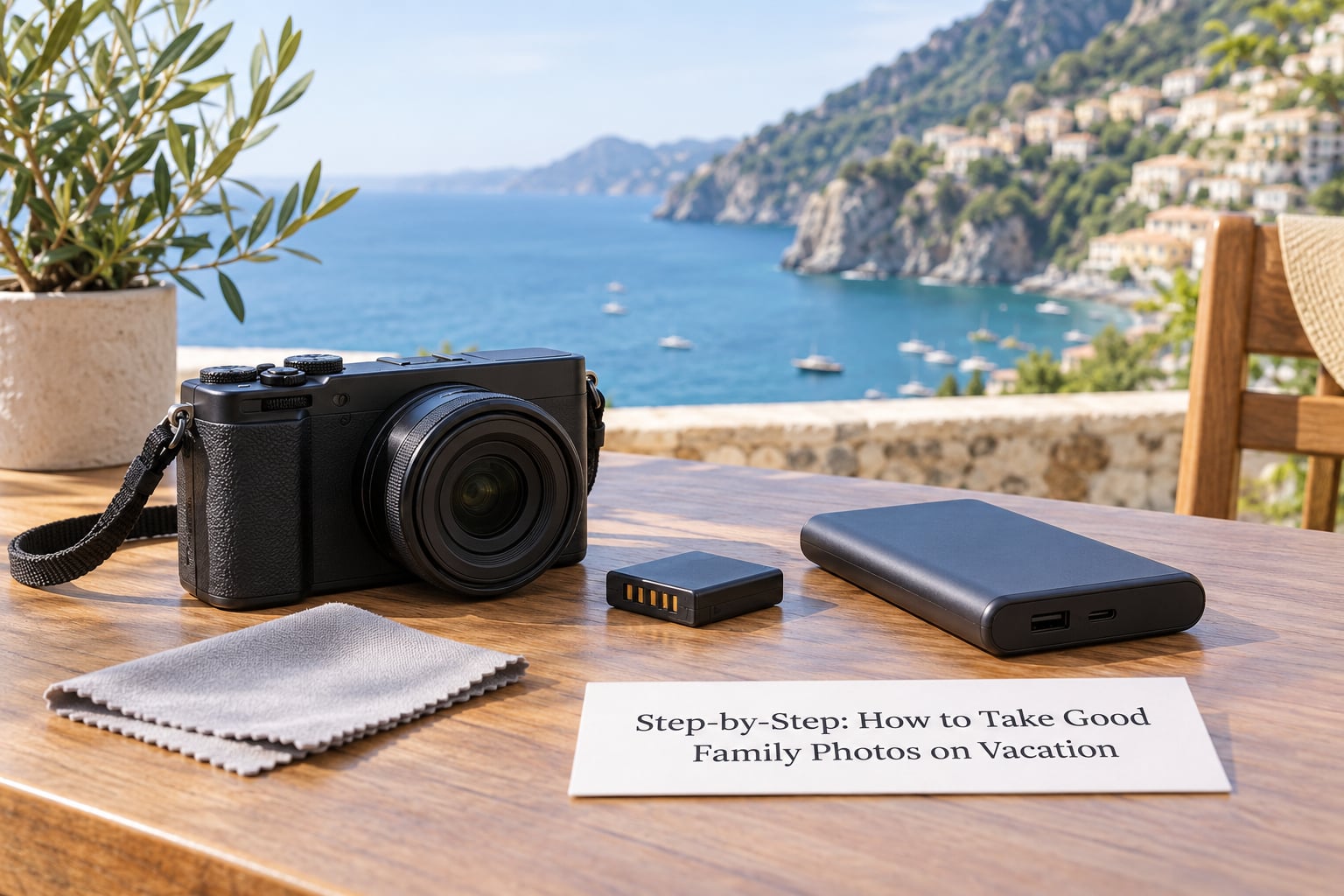 Step-by-Step: How to Take Good Family Photos on Vacation