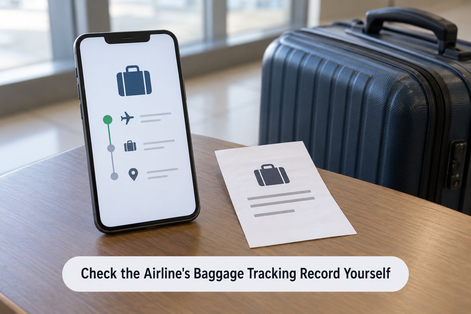 Check the Airline's Baggage Tracking Record Yourself
