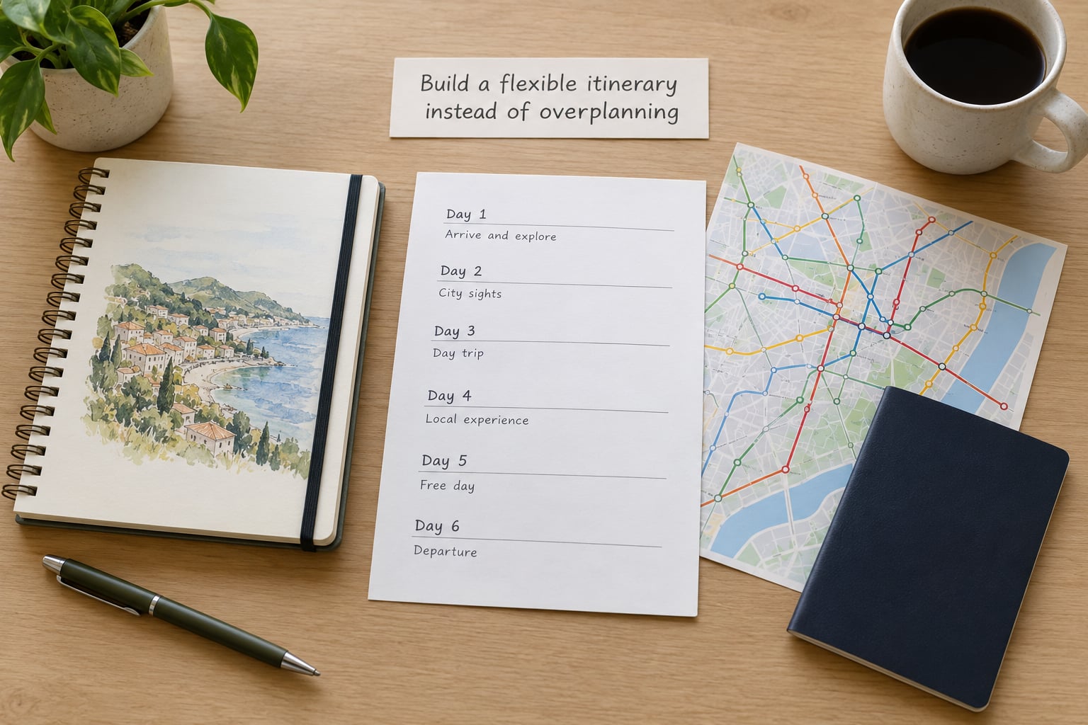 Build a flexible itinerary instead of overplanning
