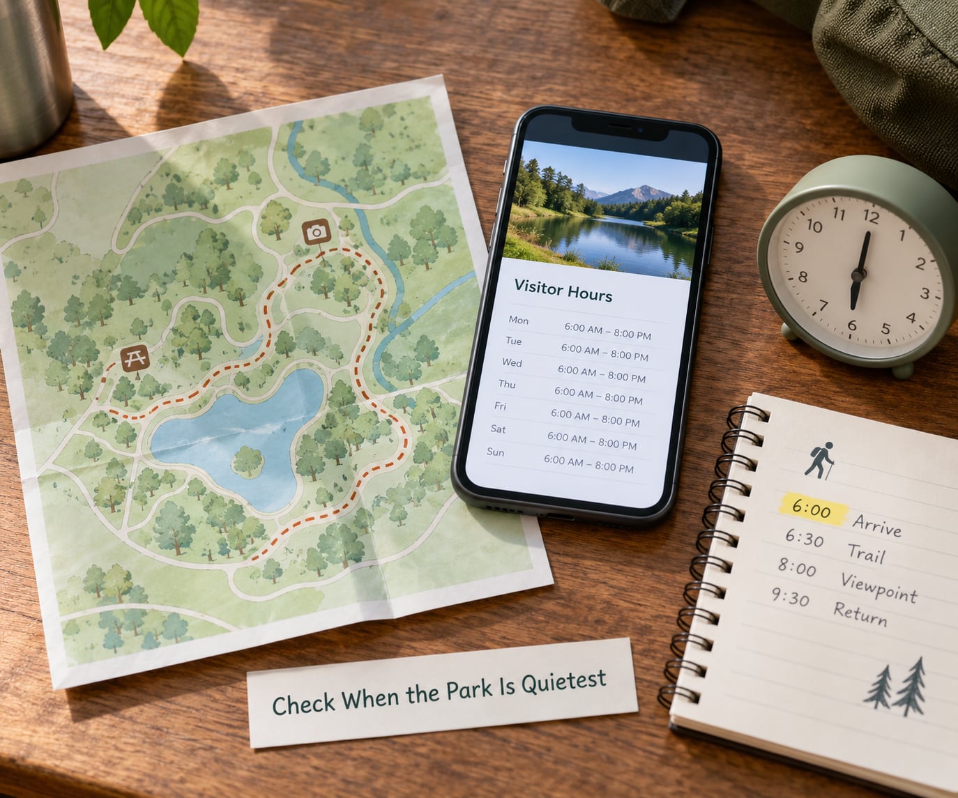 Check When the Park Is Quietest