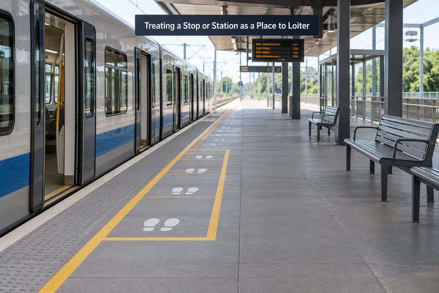 Treating a Stop or Station as a Place to Loiter