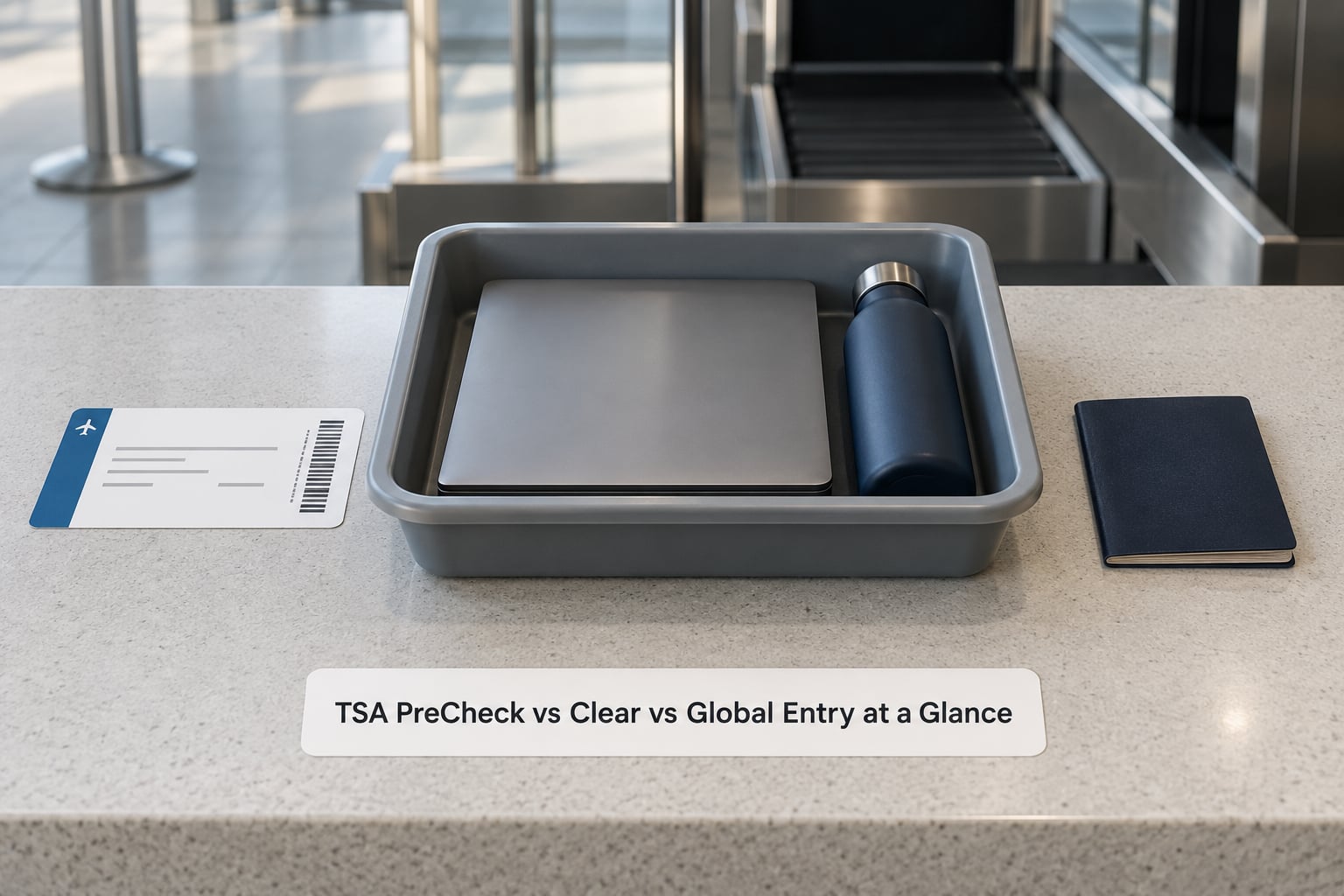 TSA PreCheck vs Clear vs Global Entry at a Glance