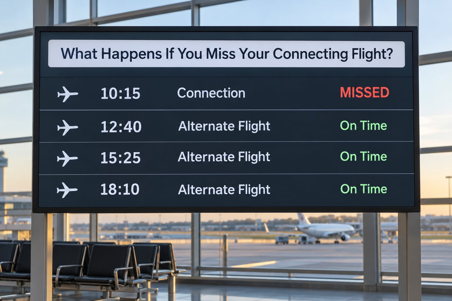 What Happens If You Miss Your Connecting Flight?